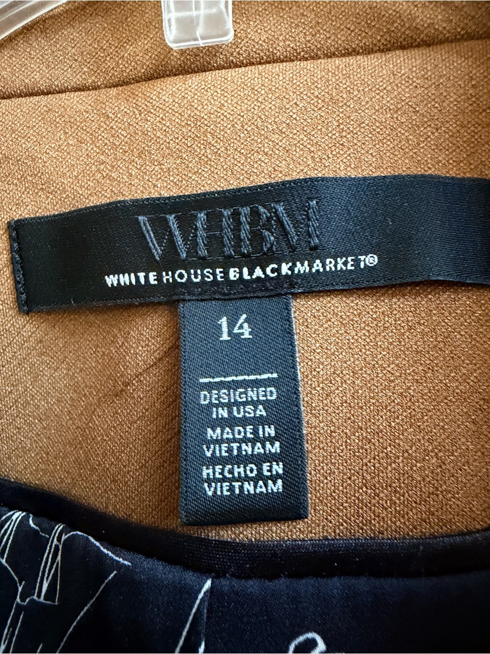 WHBM camel gold button jacket - Picture 6 of 11